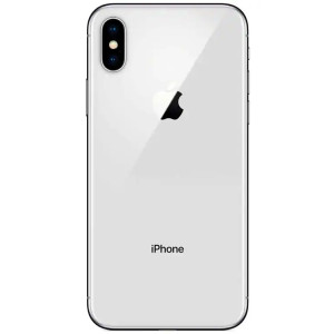 Stredný kryt Apple iPhone X Biely Originál
