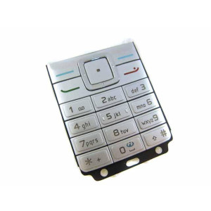 Nokia 6070 klávesnica (strieborná)