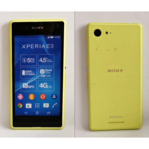 Maketa Sony Xperia E3 yellow