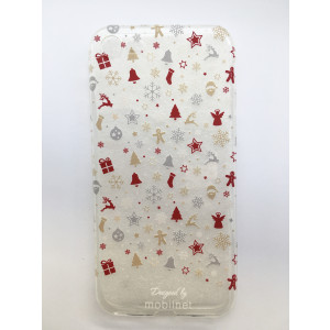 Vzorované gumové puzdro / obal iPhone 7/8, vianočný motív