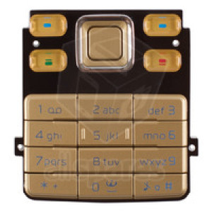 Nokia 6300 klávesnica (zlatá)
