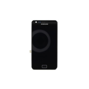 LCD Display + Dotyk + Predný kryt Samsung i9100 Black