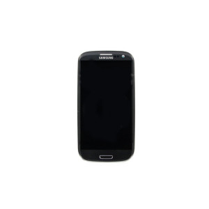 LCD display + dotyk + predný kryt Samsung i9305 Galaxy S3 LTE Grey