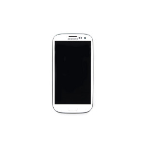 LCD display + dotyk + predný kryt Samsung i9305 Galaxy S3 LTE Onyx White