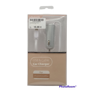 Autonabíjačka pre Apple Iphone 5 6 silver