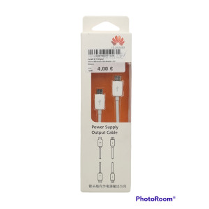 Huawei AF16 microUSB/microUSB kábel (EU blister) biely 10cm