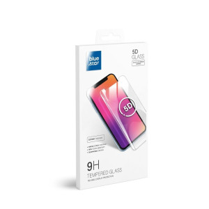 Tempered Glass Blue Star - SAM A22 LTE Full Face (full glue with frame/small size) - black