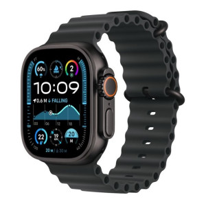 Apple Watch Ultra 2 GPS + Cellular 49mm Black Titanium Case with Black Ocean Band (MX4P3CS/A)