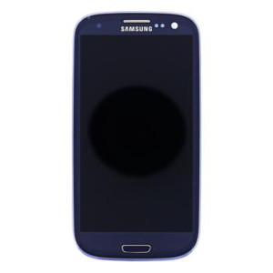 LCD Displej + Dotyk + Predný kryt Samsung i9301 Galaxy S3 Neo Blue