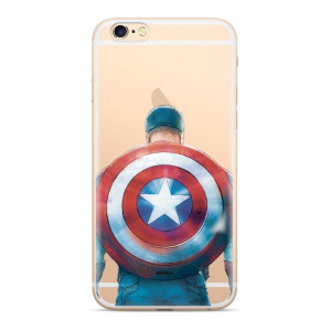 MARVEL Captain America 002 Zadní Kryt Transparent pro Huawei P20 Lite