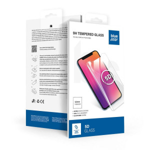 Tempered Glass Blue Star - SAMSUNG A56 5G Full Face (full glue with frame/small size) - black Tempered Glass