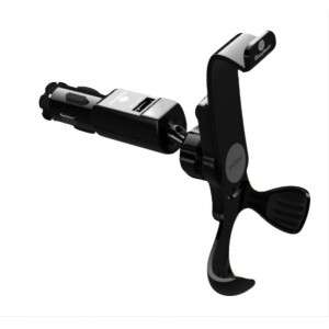 Solight Automobilovy držiak + nabíjačka pre smartphony 1MC2