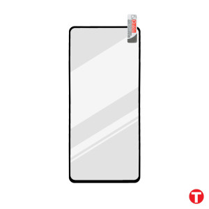 Samsung Galaxy M51 čierna sklenená fólia Full Glue, Q Sklo