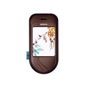 Nokia 7370 predný kryt (hnedá)