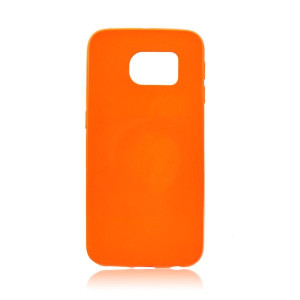 Jelly Case Flash pre Samsung Galaxy S6 Edge neon orange